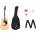 Fender Комплект акустична китара, калъф, струни, колан и перца Fender California Standard Redondo Pack