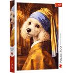 Trefl - Puzzle Poodle with a pearl - 500 piese