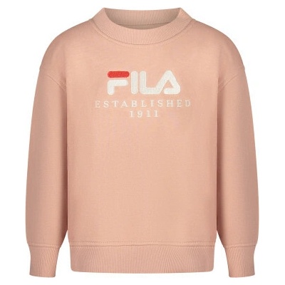 Fila Felpa Senza Zip Bambina Rosa Růžová