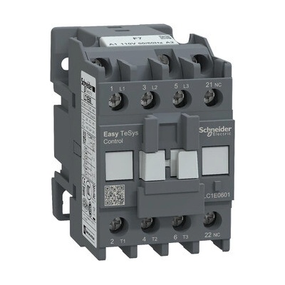 SCHNEIDER ELECTRIC SCHNEIDER Easy TeSys LC1E0601F7 Stykač 3P 6A 1V, cívka 110V AC LC1E0601F7