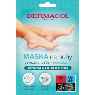 DERMACOL Exfoliačná maska na nohy v ponožkách 2 x 15 ml