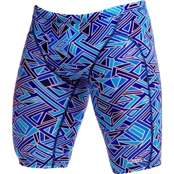 Image 1 of Funky Trunks Мъжки бански слипове Funky Trunks Training Jammers Swim brief - Blue Bits - размер 7 (EU) (050-2125-1215)