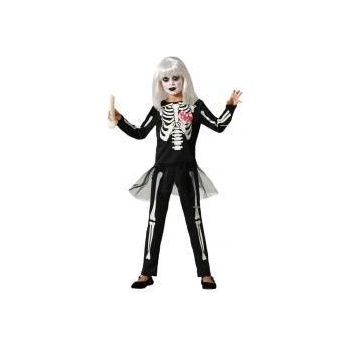 BigBuy Carnival Маскировъчен костюм за деца Скелет Размер 7-9 години