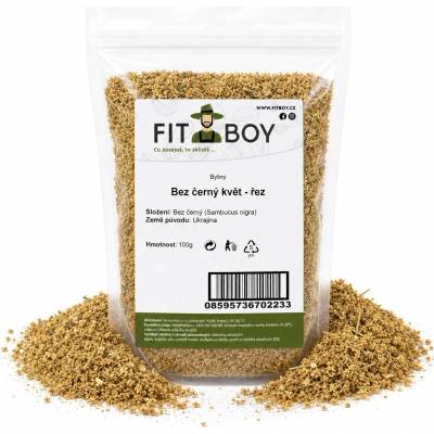 FITBOY Čierna baza kvet rez 100 g