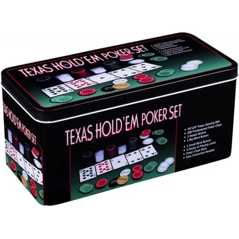 Комплект за покер - 200 покер чипа (метална кутия) (320900)