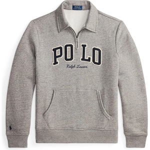 Ralph Lauren Men's 1/4 Zip Fleece - DarkVntge Hthr