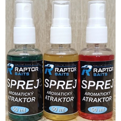 Raptor Baits SPREJ – Aromatický atraktor 50 ml Chilli + Pepř