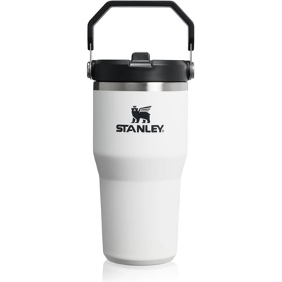STANLEY IceFlow Flip Straw 2.0 Tumbler неръждаема термобутилка за вода Chalk 590ml
