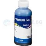 INKTEC Бутилка с мастило INKTEC за HP CC640/CC641/No-300/901, 100 ml, Cyan (INKTEC-HP-4060-100C) - Allstore