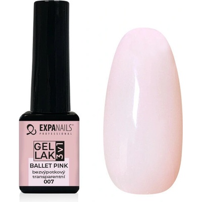 Expa Nails Gél lak 3v1 Ballet Pink transpaent 5 ml