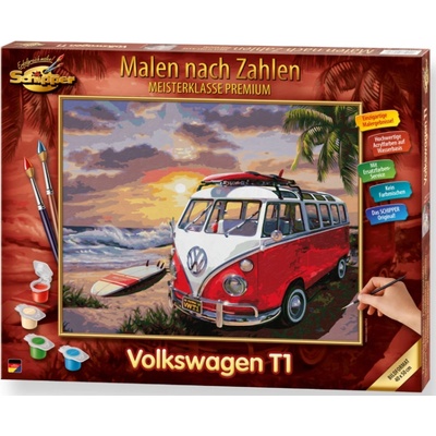 Schipper Malování podle čísel Volkswagen Bus T1 40 x 50 cm