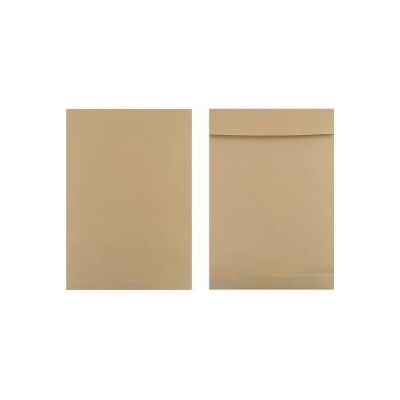 Taška B4 s X dnom a odtrhávacou páskou 250 x 354 mm hnedá 130g