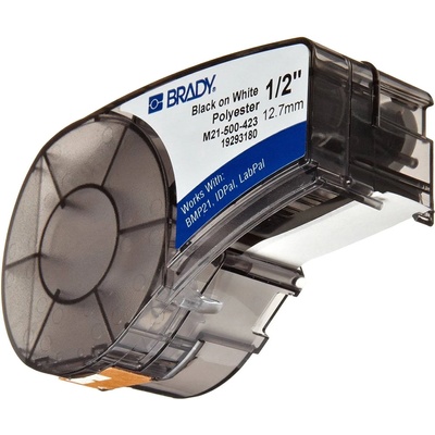 Brady M21-500-423 полиестерна непрекъсната лента, 12, 7 мм, 6, 4 м (110897)