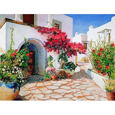 Norimpex - Puzzle Diamond Painting Flower alley 30x40cm - 1 - 39 piese