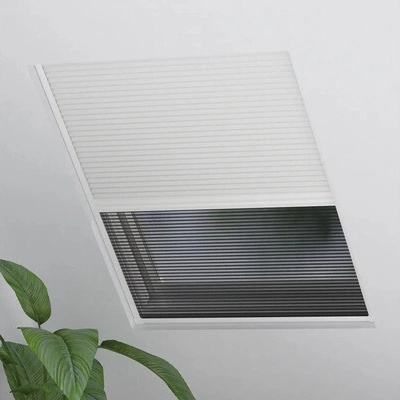 SOLUNA Plisé sieť proti hmyzu na strešné okno biela 80x120 cm