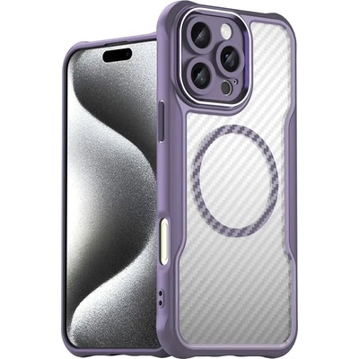 HQWear Кейс Leading Series, с MagSafe за iPhone 16 Pro, лилав (Leading series MagSafe Iphone 16 Pro purple)