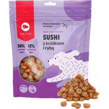 MACED Treserky Maškrta pre Psa Sushi Králik a Ryba 500 g