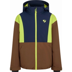 Ziener Детско ски яке Ziener Kid's Abbe-Z Ski jacket - Dark Chestnut Ripstop - размер 176 (EU) (703-6416-0917)