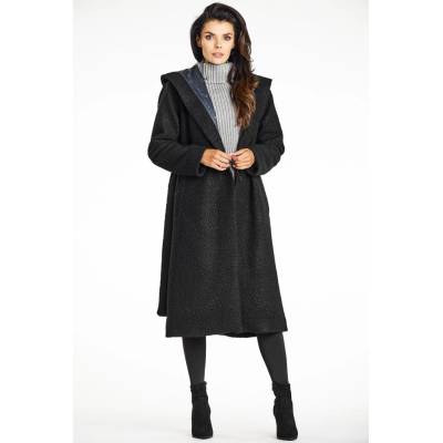 Awama Woman's Coat A680 Black čierna