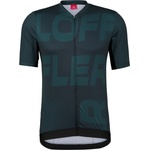 Löffler Мъжка фланелка с къс ръкав за колоездене Löffler Bike Jersey Full-Zip Signature Mid Cycling jersey - Forest - размер 48 (EU) (056-3498-0412)