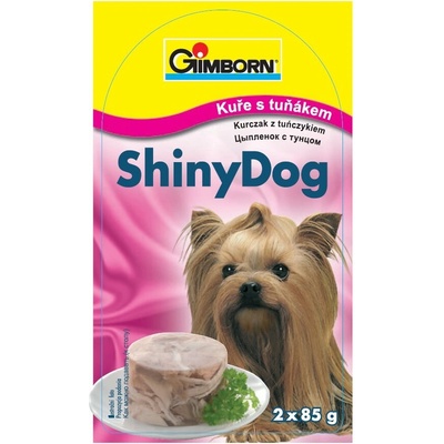 ShinyDog Adult kuracie a tuniak 2 x 85 g
