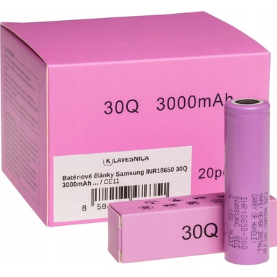 Samsung baterie typ INR18650 30Q 3000mAh 15A – Zboží Mobilmania