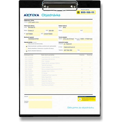Karton P+P Titan A4 desky s klipem černé – Sleviste.cz