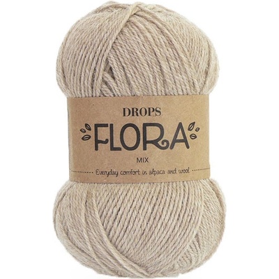 Příze DROPS Flora mix 07 - béžová