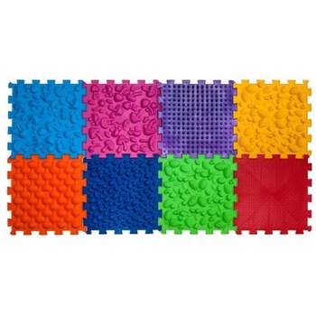 Ortek Масажна ортопедична подложка Пъзел "Mix" 8 елемента