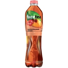 Fuze tea Čierny ľadový čaj Broskyňa a ibištek 6 x 1,5 l