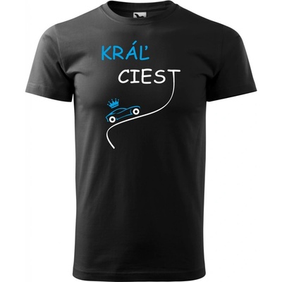 Handel Unisex tričko Kráľ ciest čierne
