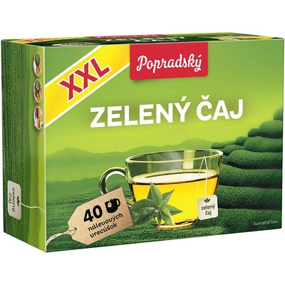 Balírny obchodu Poprad Popradský zelený čaj XXL 60 g
