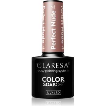 Claresa SoakOff UV/LED Color Perfect Nude гел лак за нокти цвят 4 5 гр