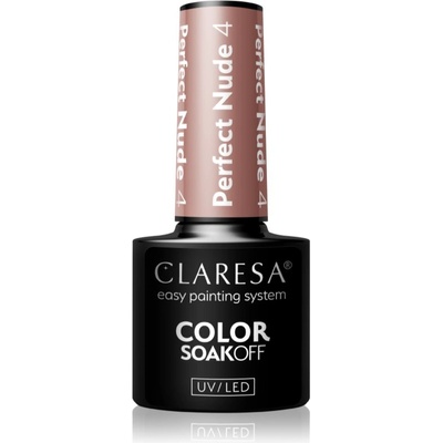 Claresa SoakOff UV/LED Color Perfect Nude гел лак за нокти цвят 4 5 гр