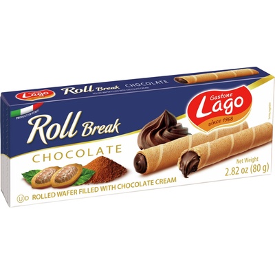 Gastone Lago trubičky plnené kakaovým krémom 24 x 80 g