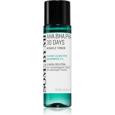 Some By Mi AHA∙BHA∙PHA 30 Days Miracle Toner омекотяващ и хидратиращ тонер 30ml