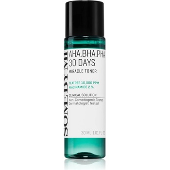Some By Mi AHA∙BHA∙PHA 30 Days Miracle Toner омекотяващ и хидратиращ тонер 30ml