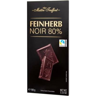 Maitre Truffout Premium Extra hořká 80% 100 g