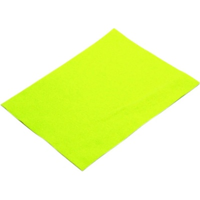 Filc rezaný 20x25cm/1,5mm, neónovo žltý