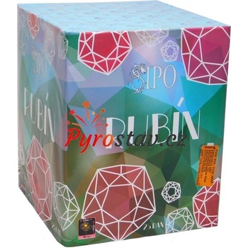 Sipo Ohňostroje Kompakt Rubín 25 ran