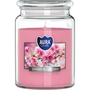 BISPOL Ароматна свещ Bispol Aura - Japanese Garden, 500 g (snd99-476)