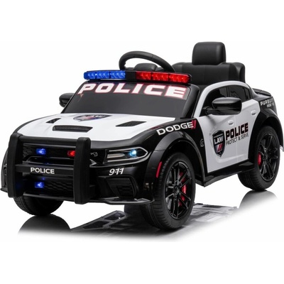 Mamido elektrické autíčko Dodge Charger policajné biele