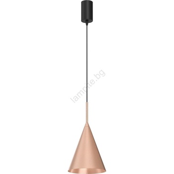 MILAGRO Пендел на кабел CAPITAL 1xGX53/15W/230V Ø 17 см, розово злато (MI2822)