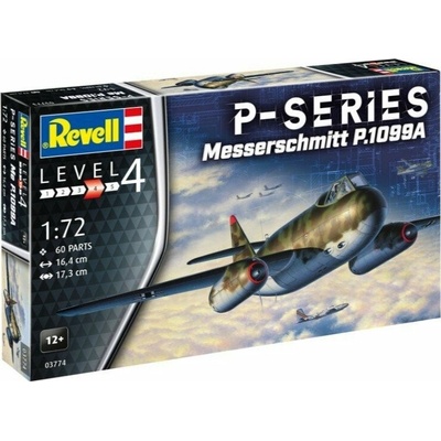Revell Plastikový model letadla Messerschmitt P.1099A-P-SER v měřítku 1/72