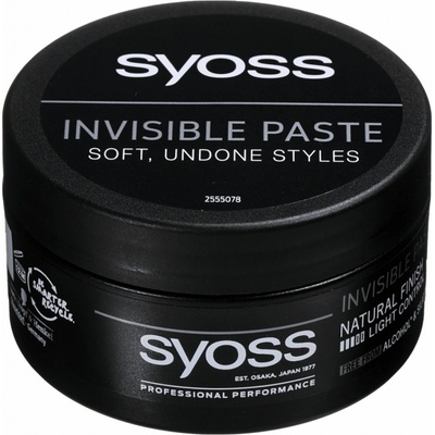 Henkel Syoss Invisible Hold Modelling Paste tvarujúca pasta na vlasy 100 ml