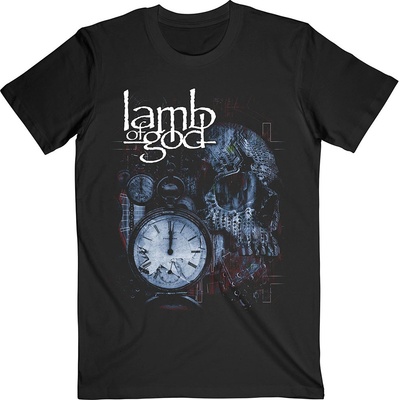 Lamb of God tričko Circuitry Skull Recolor čierne