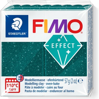 FIMO Пол. имерна глина Staedtler Fimo Effect, 57g, галактическо зелено 562 (21896-А-ГАЛ.ЗЕЛЕН)
