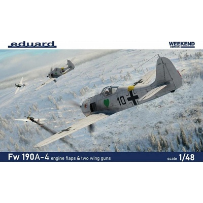 Eduard Focke Wulf Fw 190 A 4 w/ Engine Flaps & 2 Gun Wings WEEKEND edition 1:48