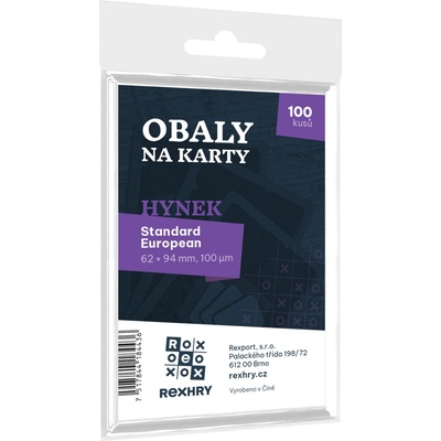 REXhry Obaly na karty REX Standard European Hynek 62 x 94 mm 100ks – Hledejceny.cz