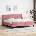 vidaXL Рамка за легло с матрак с матрак Розово 200 x 200 cm Кадифе (3414822)